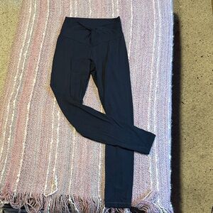Aerie knotted waist Black High-Waisted Leggings